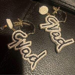 NWOT graduation earrings